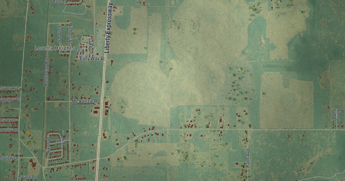 Detailed Map of Putney, Georgia