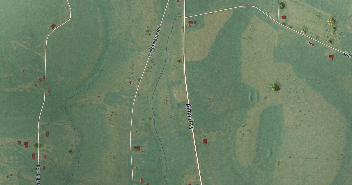 Map of Satilla, Georgia in 2026