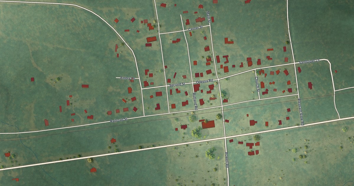 Map of Seville, Georgia in 2026