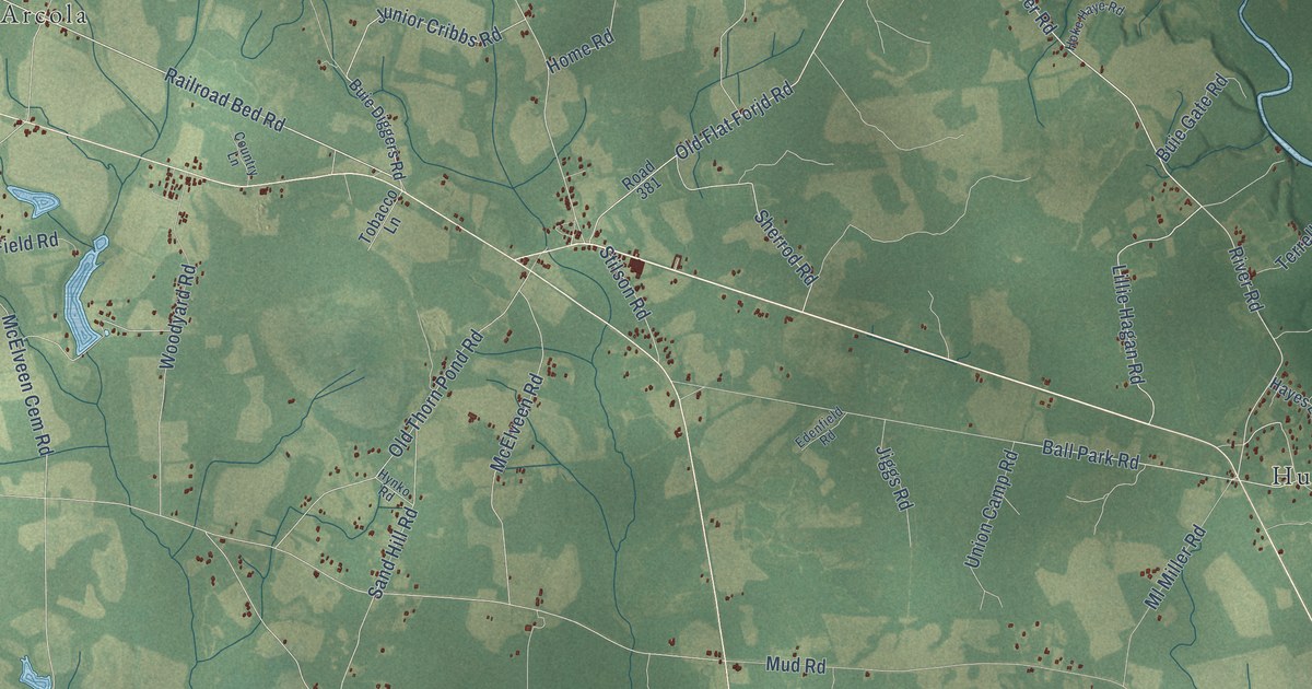 Detailed Map of Stilson, Georgia