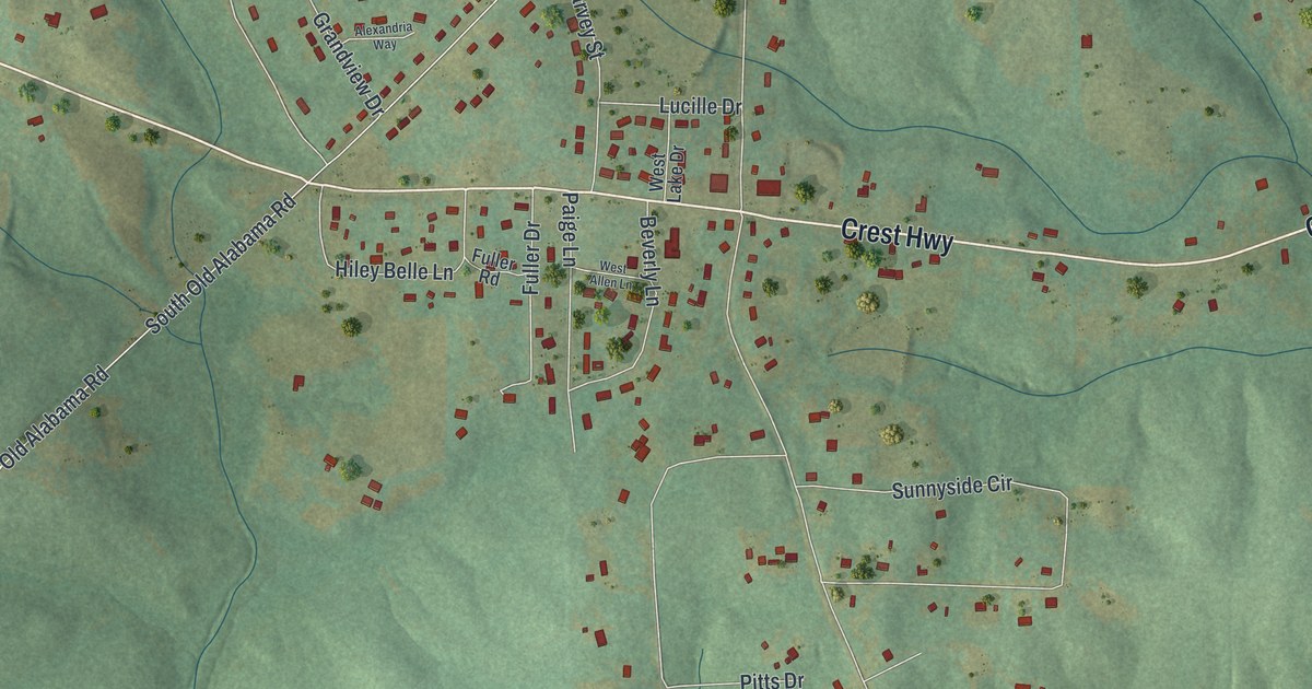 Map of Sunset Village, Georgia in 2026