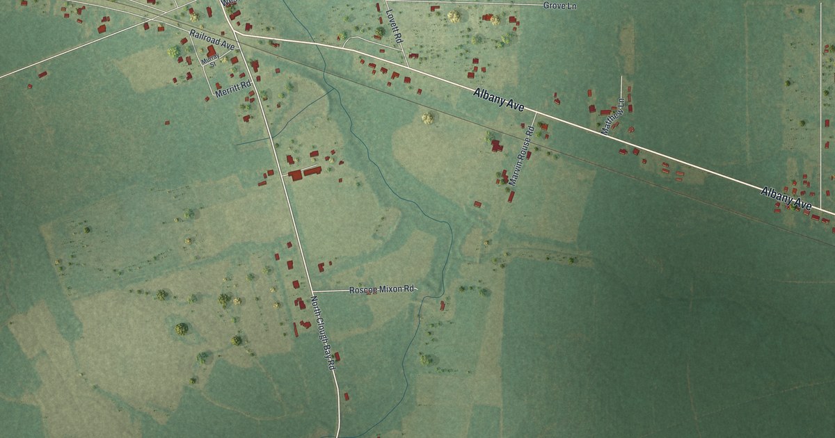 Map of Waresboro, Georgia in 2026
