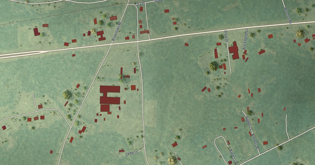 Map of Waynesville, Georgia in 2026
