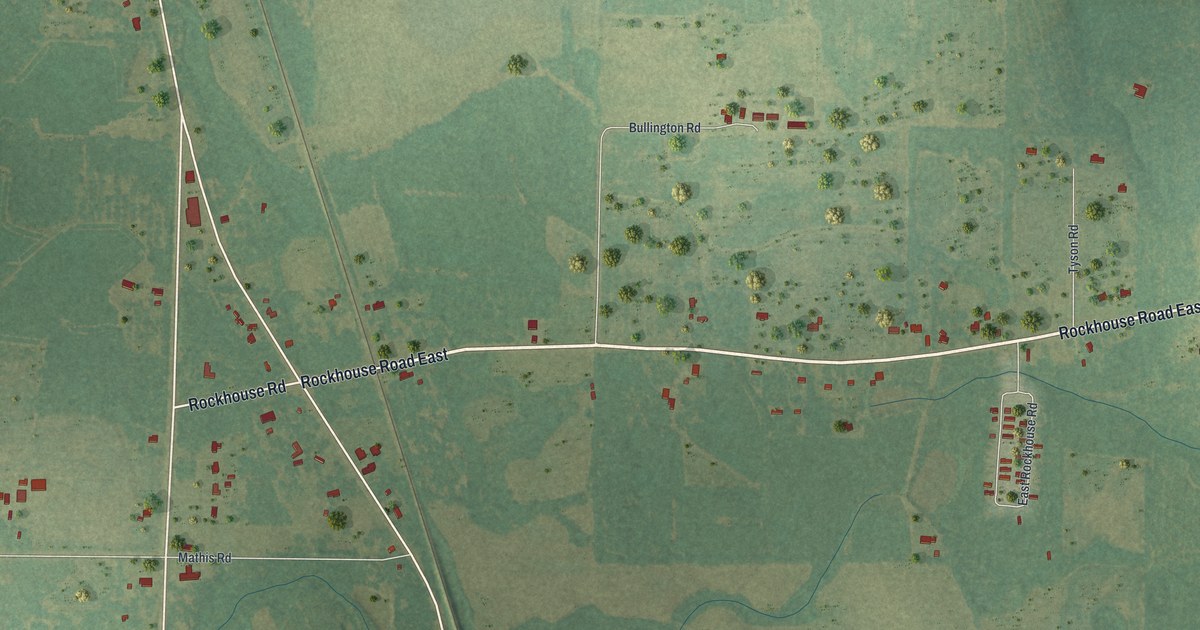 Map of Wenona, Georgia in 2026