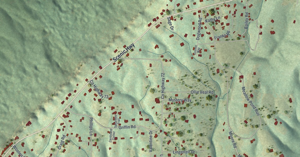 Map of West Brow, Georgia in 2026