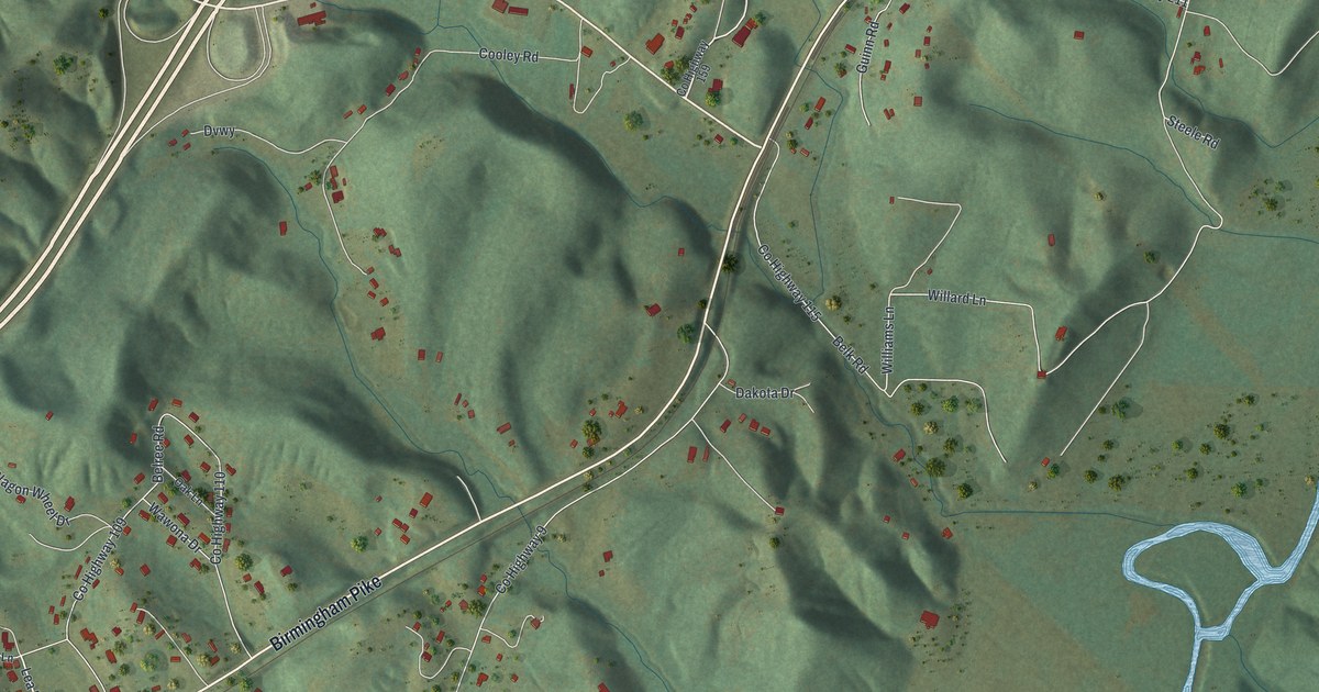 Map of Wildwood, Georgia in 2026