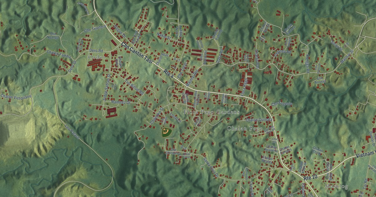 Map of Chalan Pago-Ordot, Guam in 2026