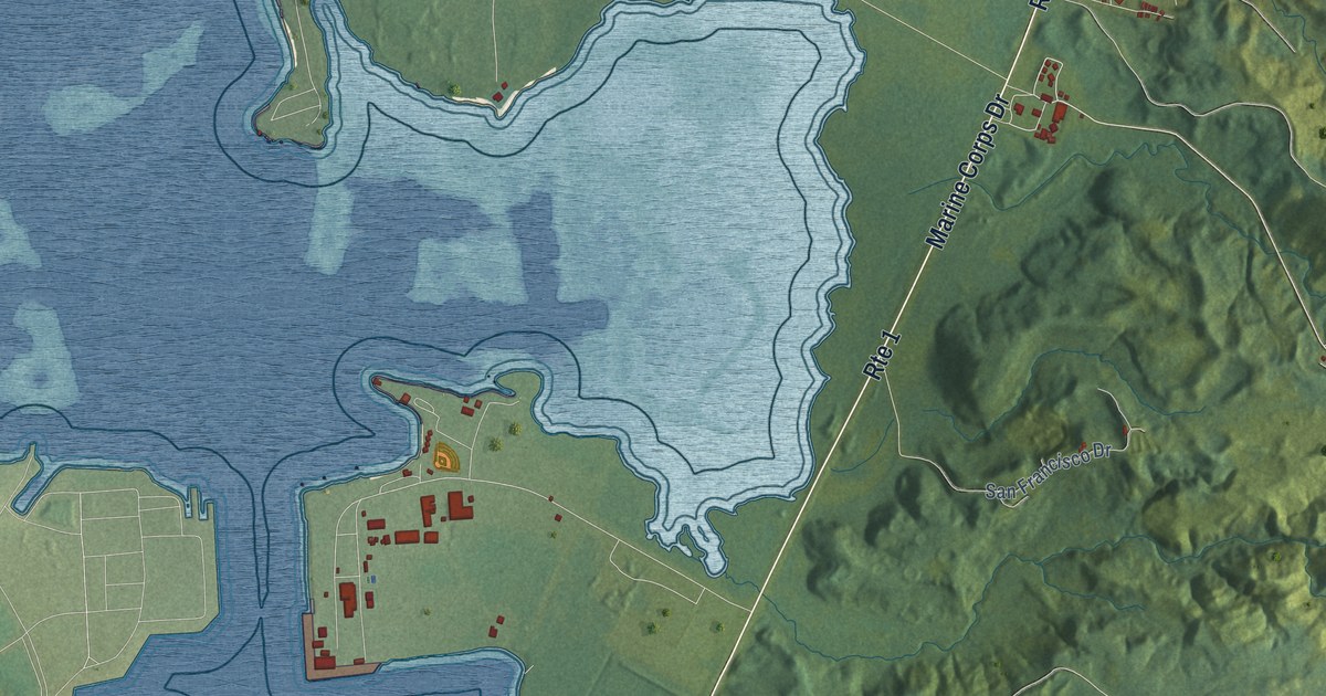 Map of Piti, Guam in 2026