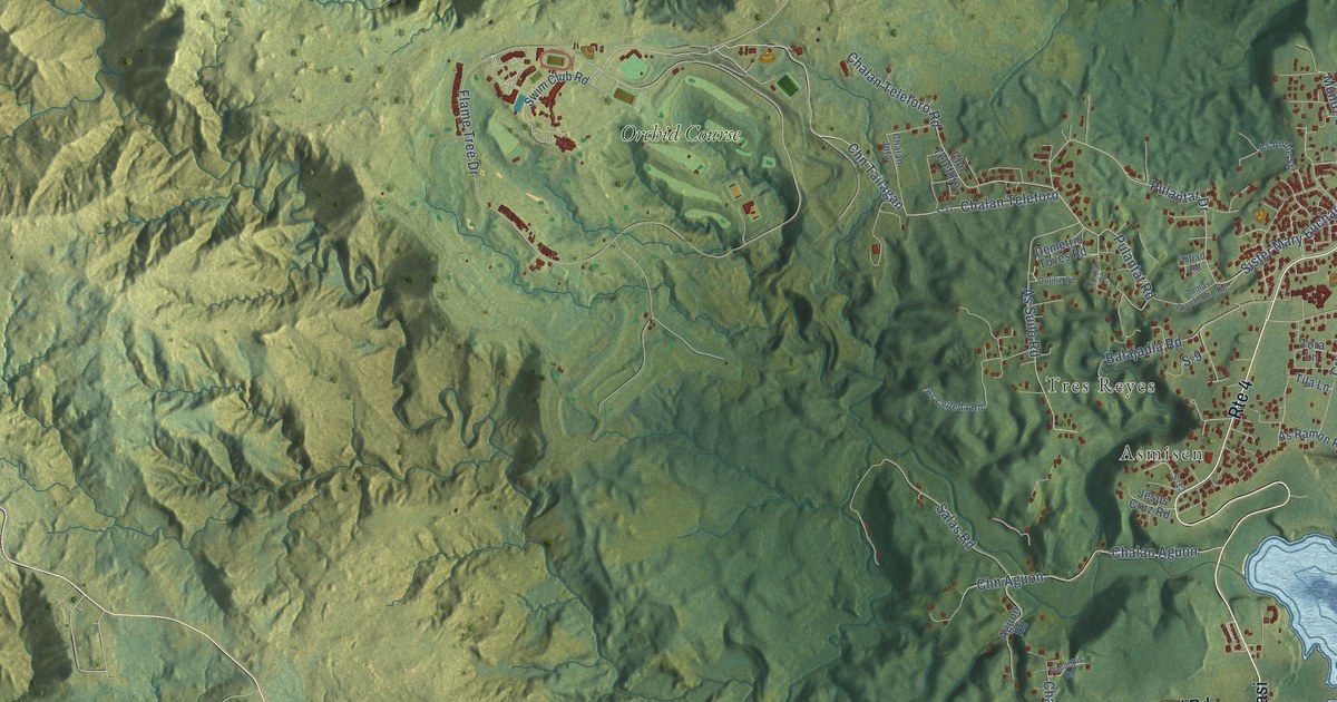Map of Yona, Guam in 2026