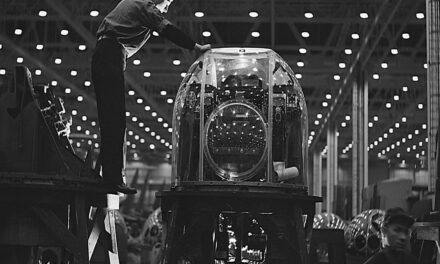 Testing a Gun Turret at the Glenn L. Martin Plant, 1943