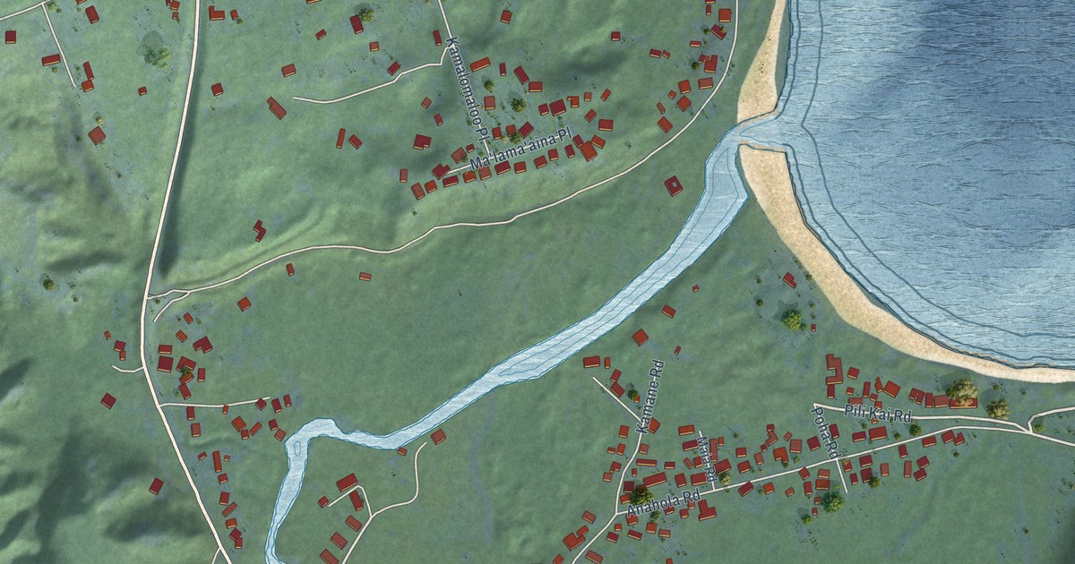 Map of Anahola, Hawaii in 2026