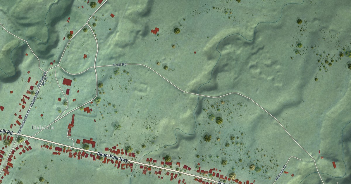 Map of Halaula, Hawaii in 2026