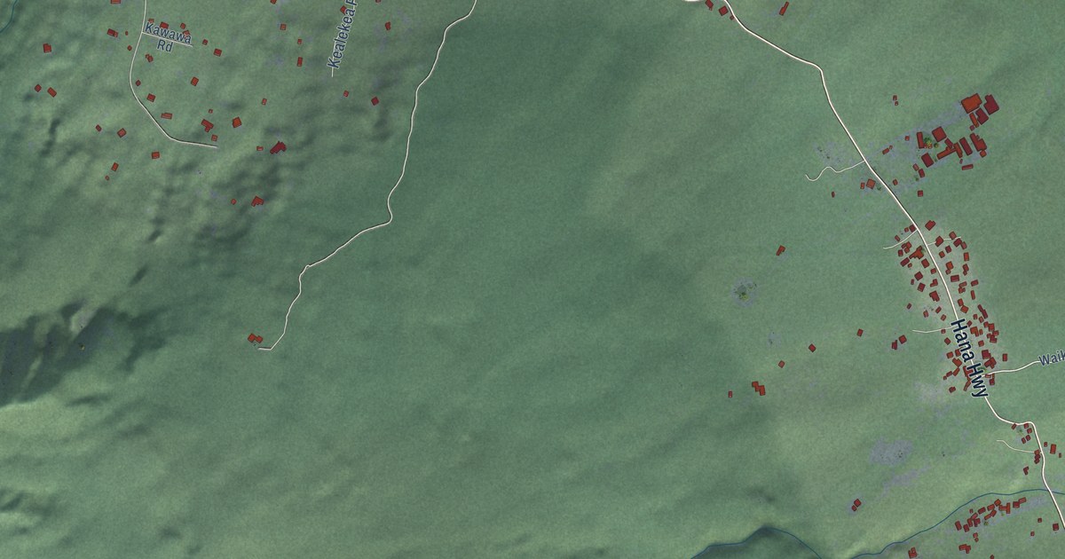 Map of Hana, Hawaii in 2026