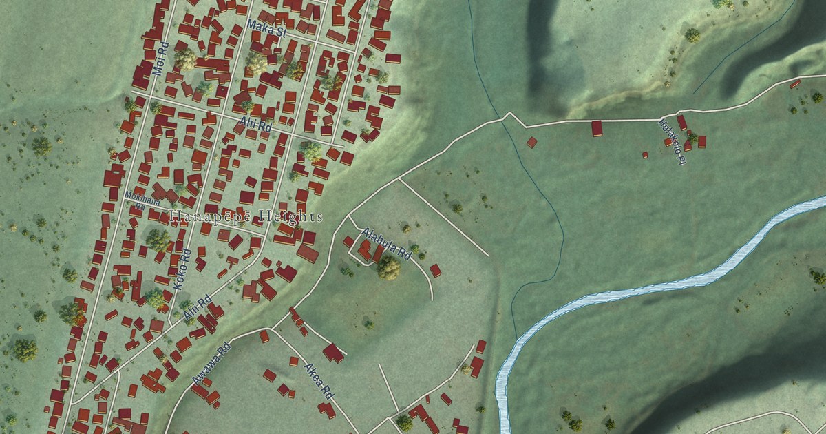 Map of Hanapepe, Hawaii in 2026