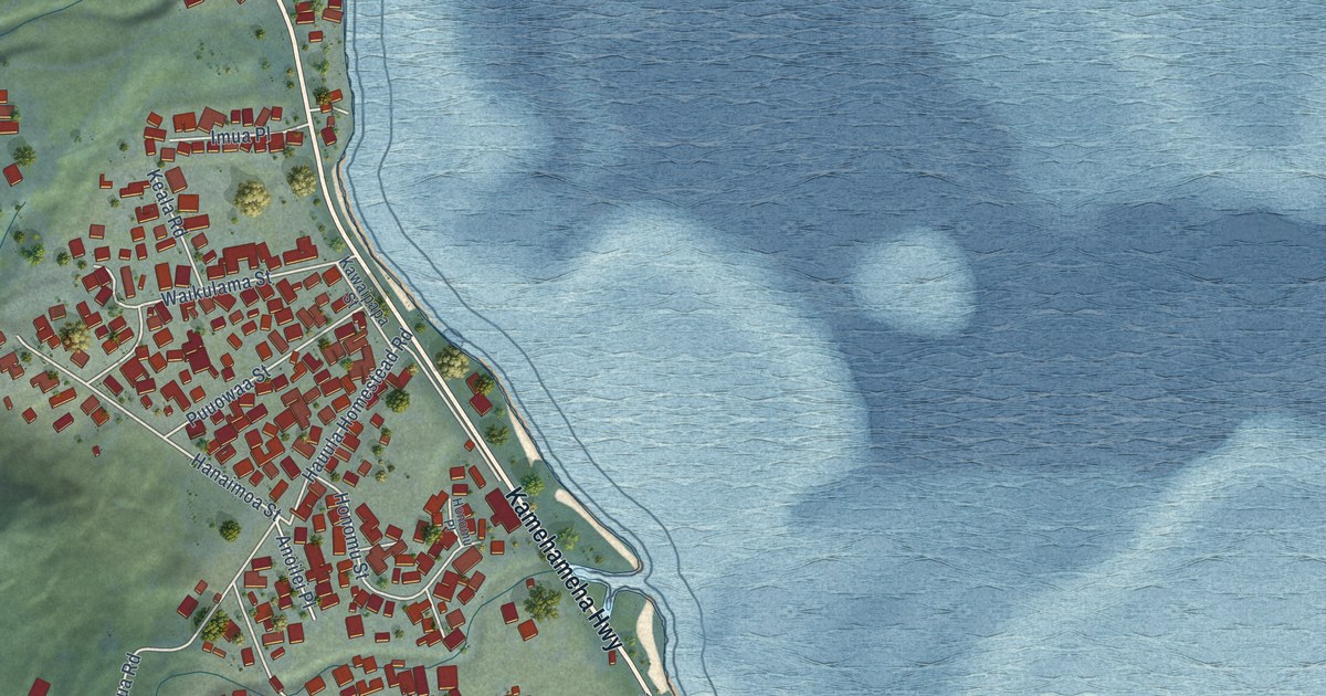 Map of Hauula, Hawaii in 2026
