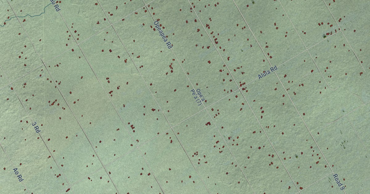 Map of Hawaiian Acres, Hawaii in 2026