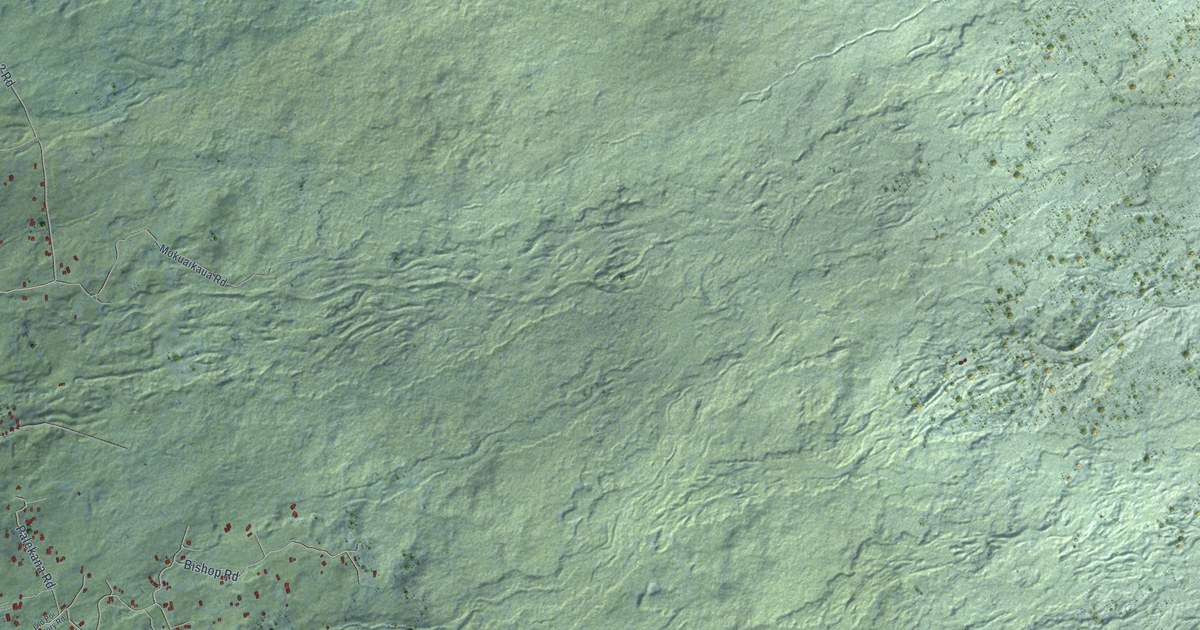 Map of Honalo, Hawaii in 2026