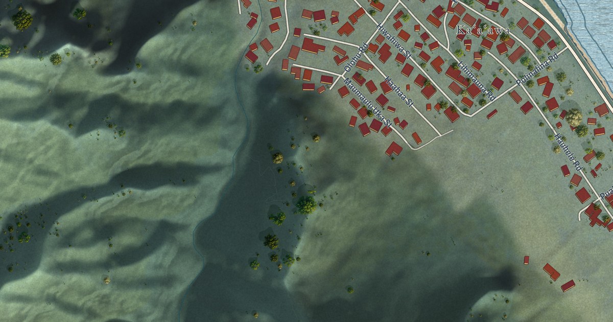 Map of Kaaawa, Hawaii in 2026