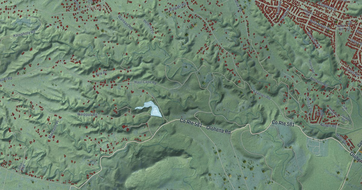 Map of Kapaa, Hawaii in 2026