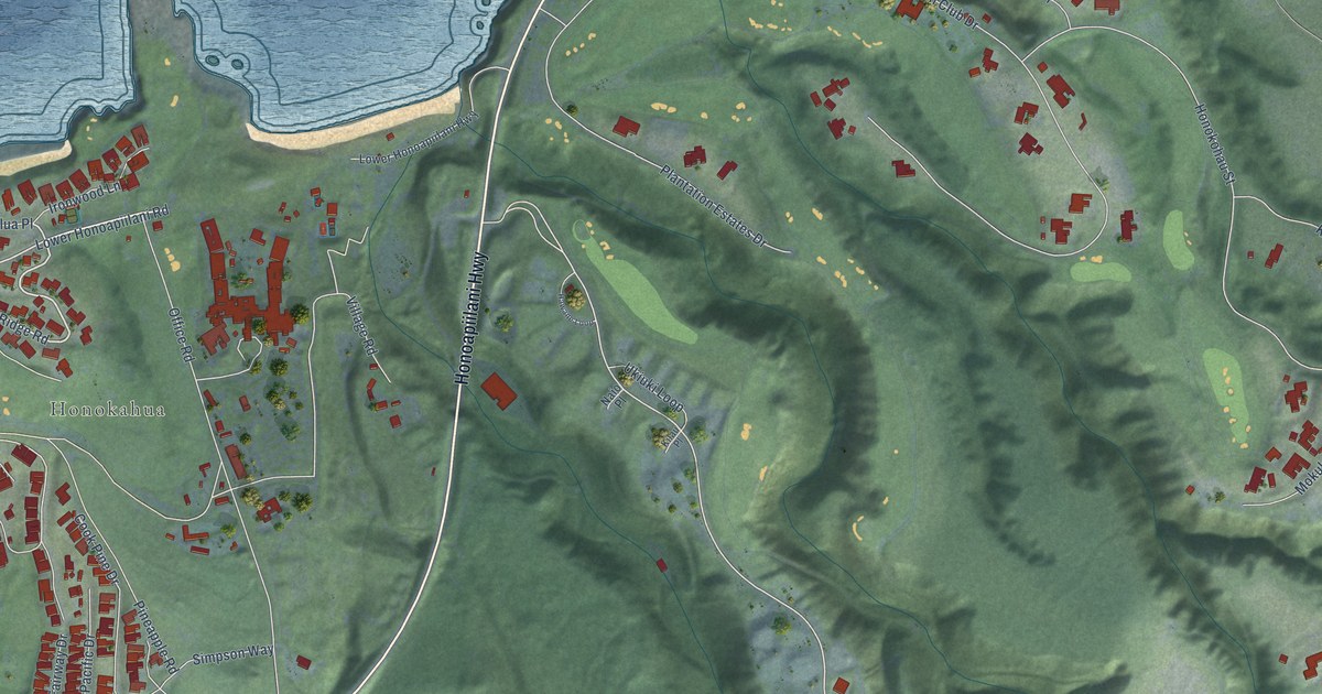 Map of Kapalua, Hawaii in 2026