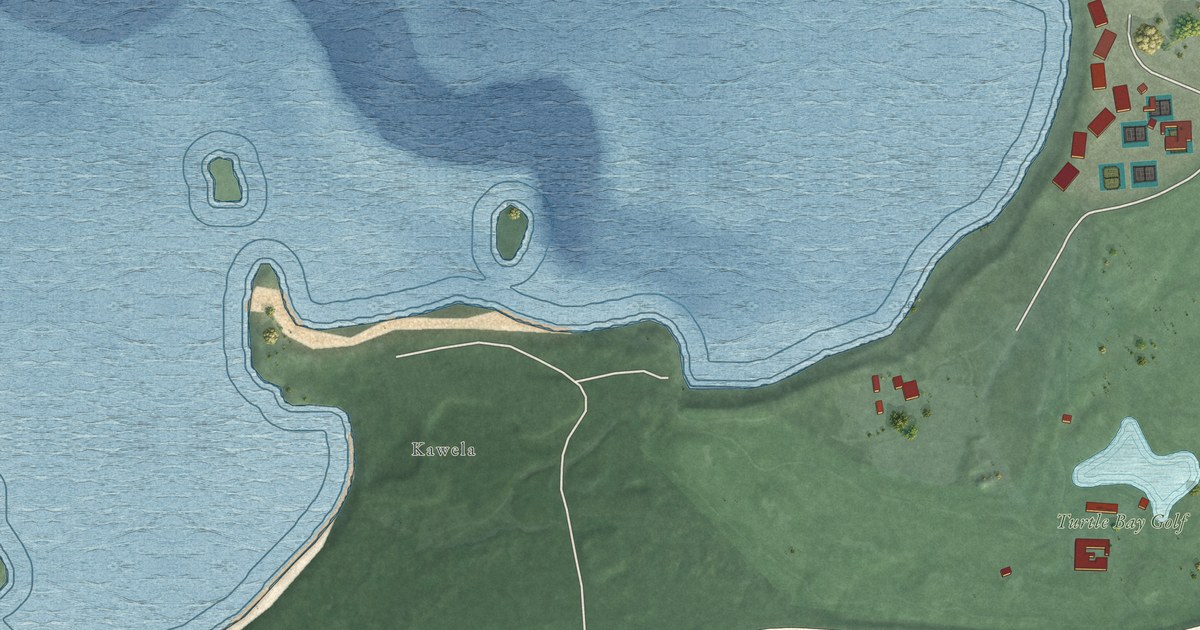 Map of Kawela Bay, Hawaii in 2026