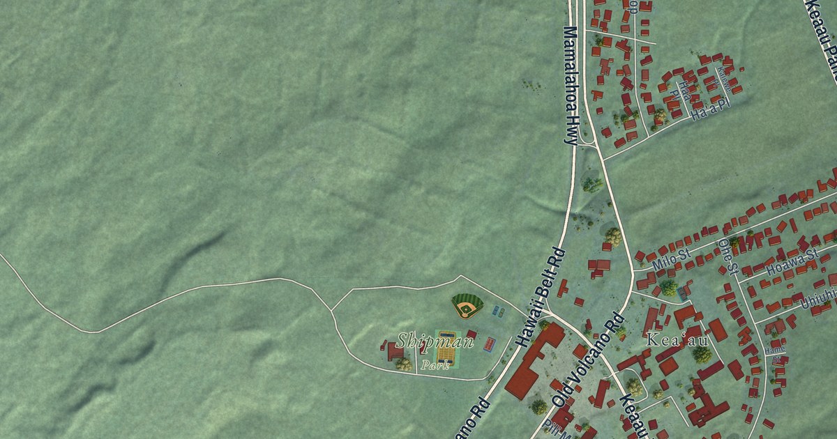 Map of Keaau, Hawaii in 2026