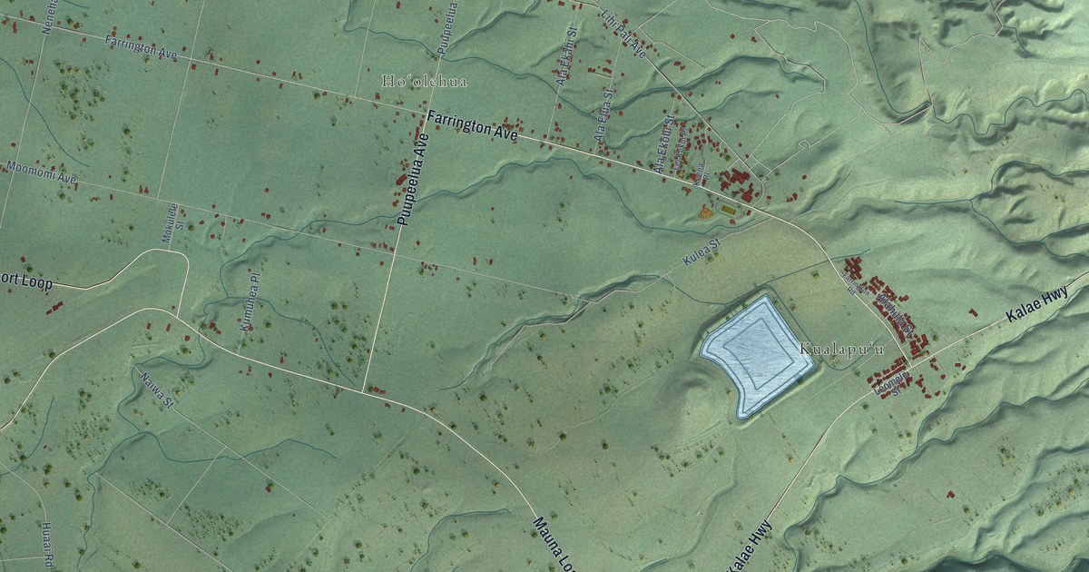 Map of Kualapuu, Hawaii in 2026