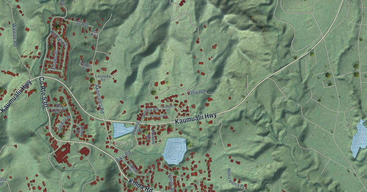 Map of Lawai, Hawaii in 2026