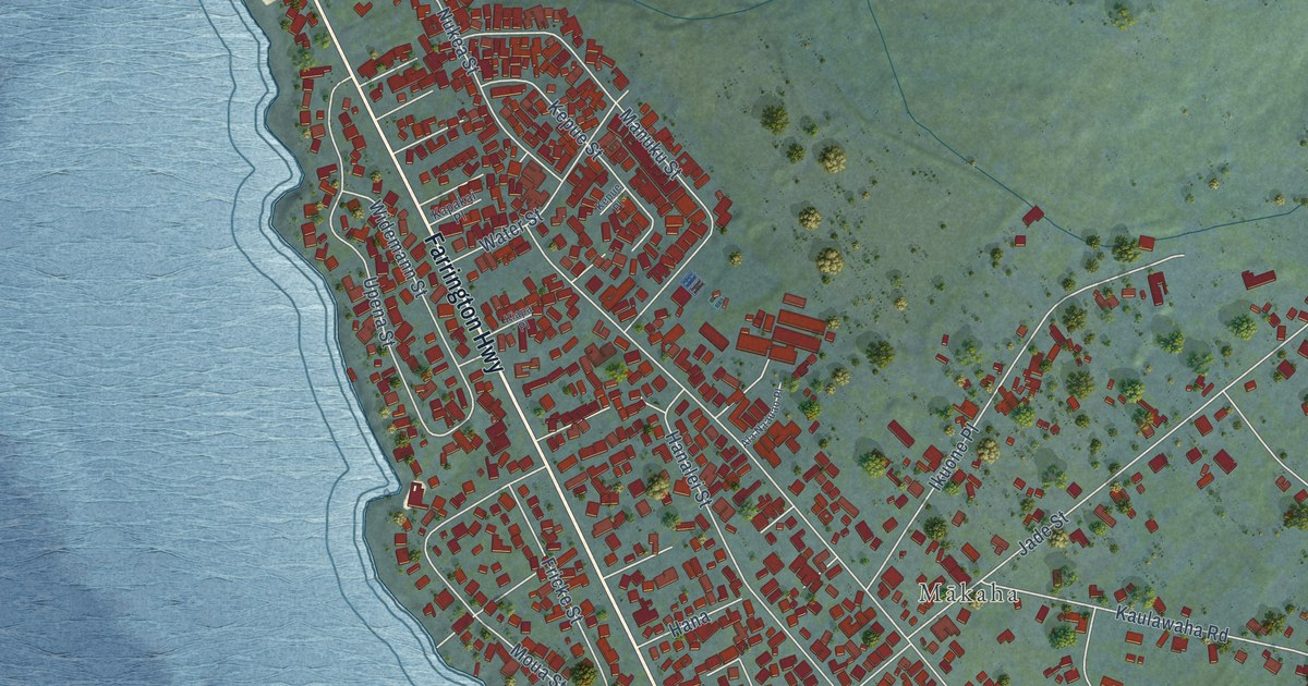 Map of Makaha, Hawaii in 2026
