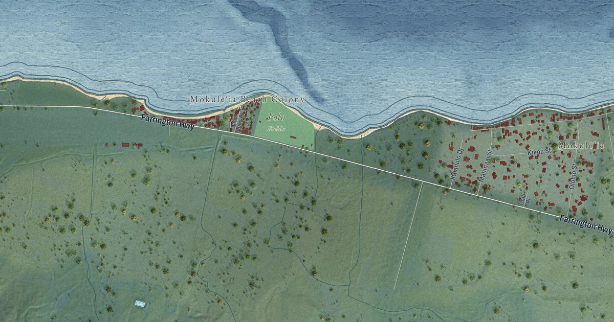 Map of Mokuleia, Hawaii in 2026