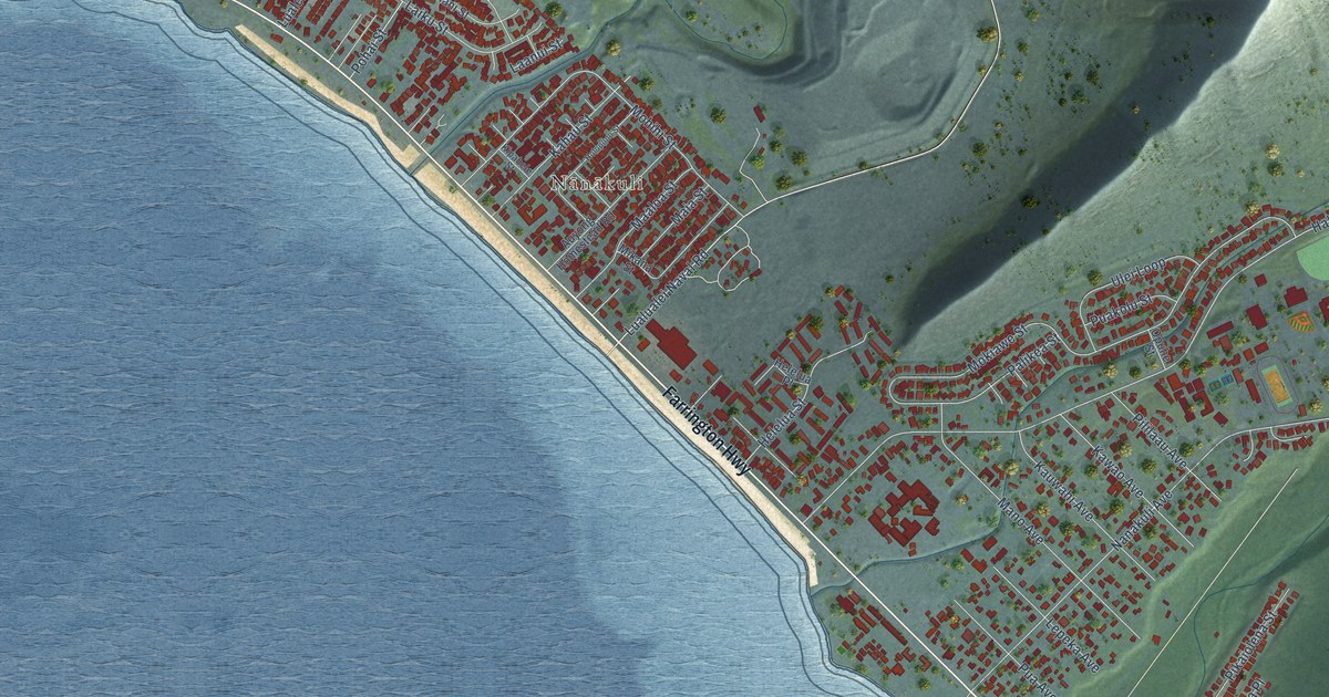 Map of Nanakuli, Hawaii in 2026