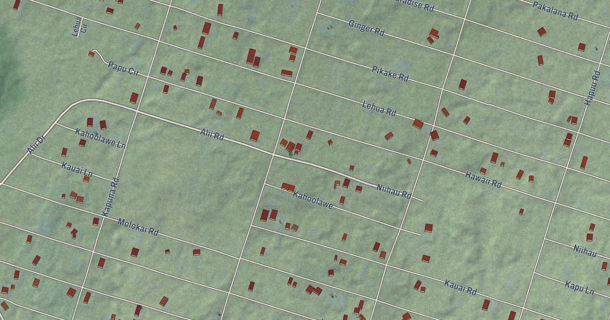 Map of Nanawale Estates, Hawaii in 2026