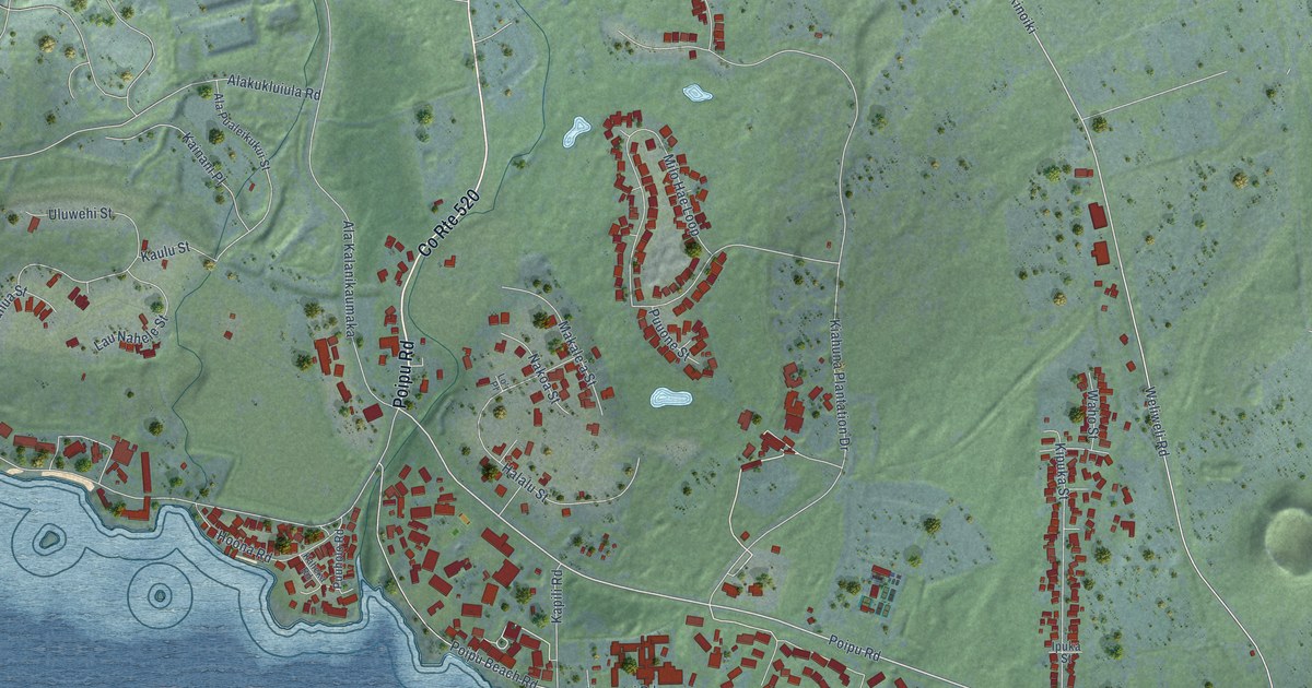 Map of Poipu, Hawaii in 2026