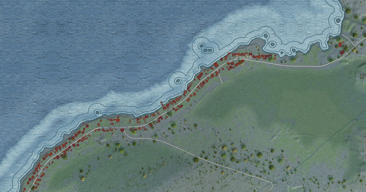 Map of Puako, Hawaii in 2026