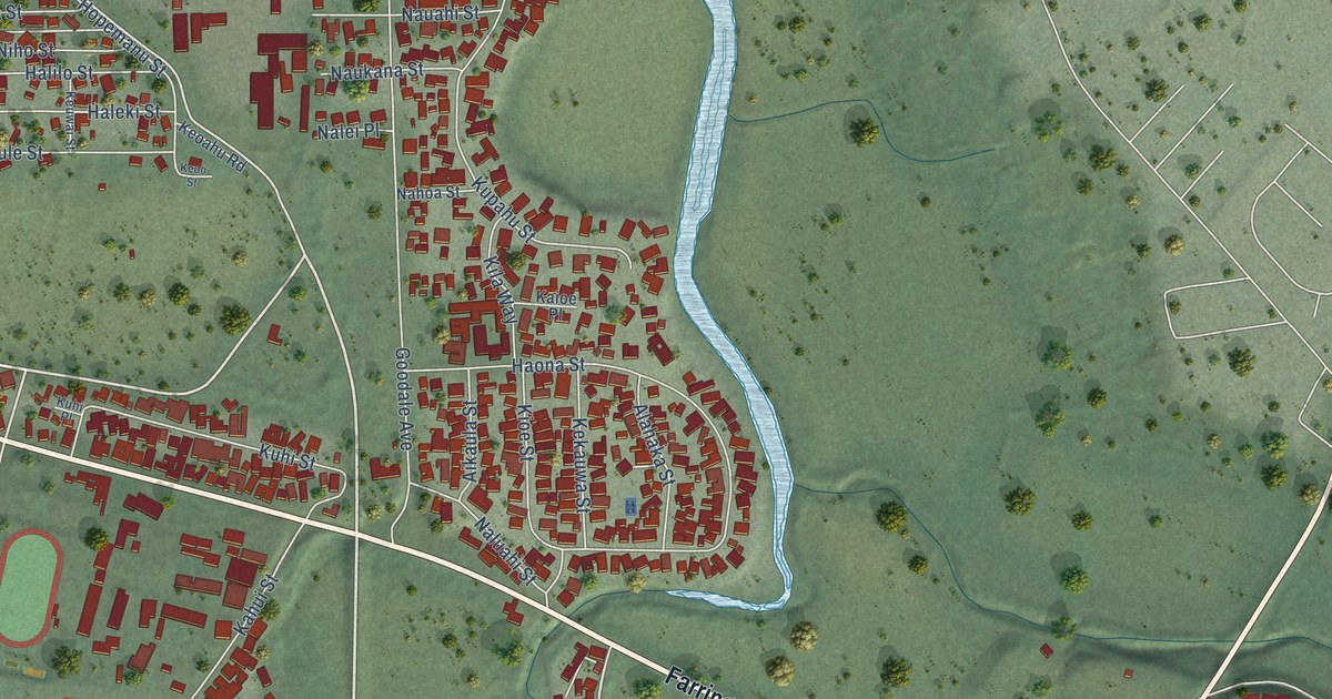 Map of Waialua, Hawaii in 2026