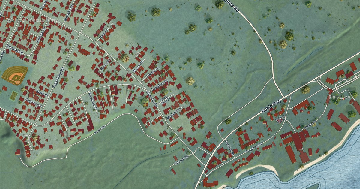 Map of Wailua, Hawaii in 2026