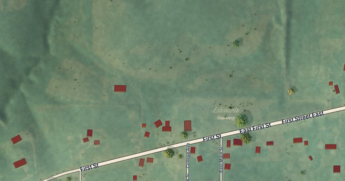 Map of Ackworth, Iowa in 2026