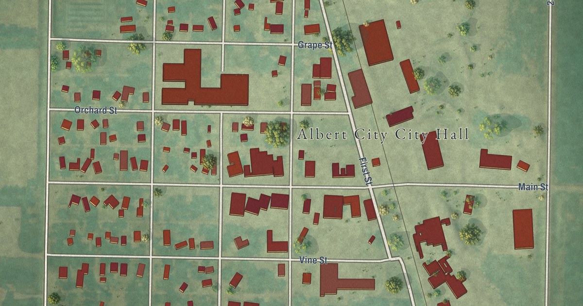 Map of Albert City, Iowa in 2026