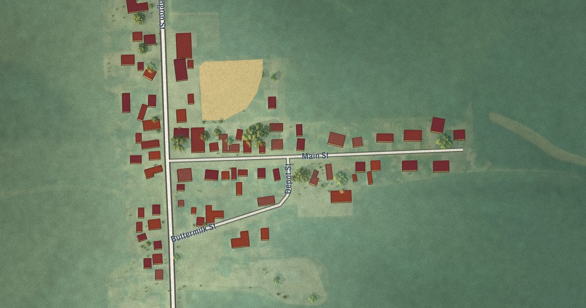 Map of Andover, Iowa in 2026