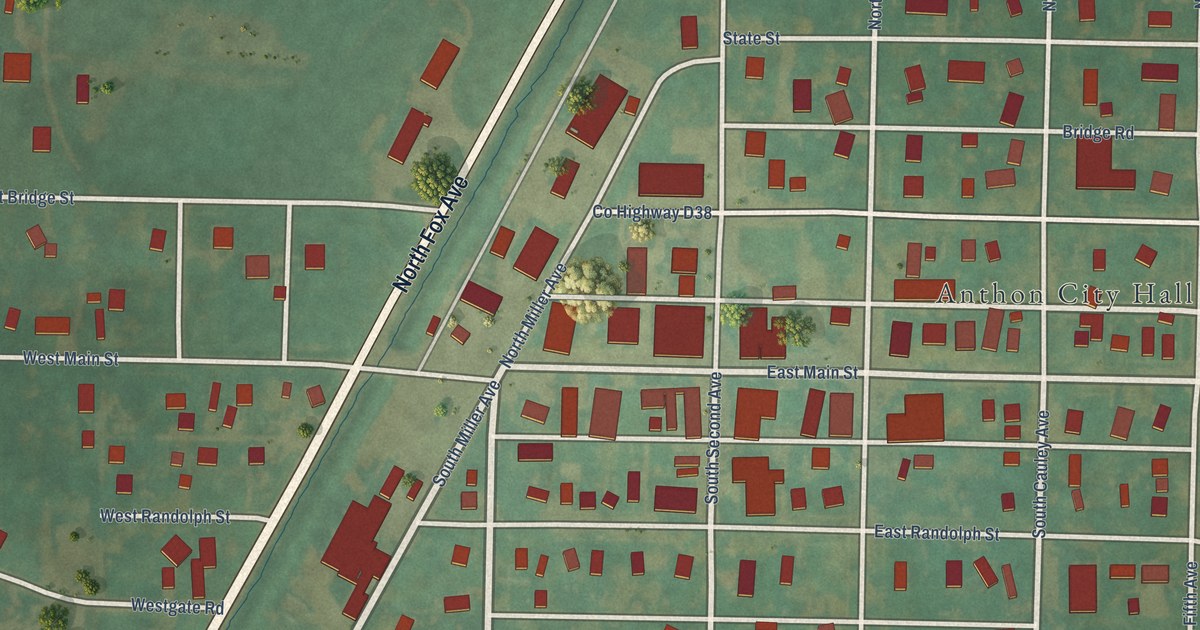 Map of Anthon, Iowa in 2026