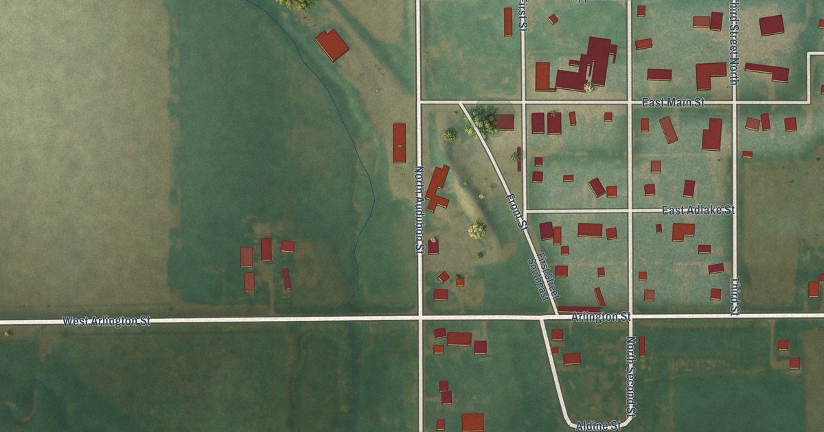 Map of Aredale, Iowa in 2026