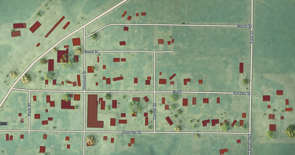 Map of Arispe, Iowa in 2026