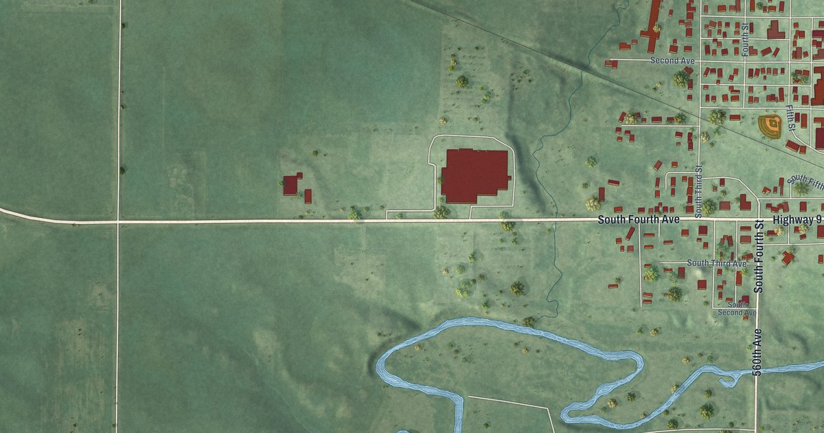 Map of Armstrong, Iowa in 2026