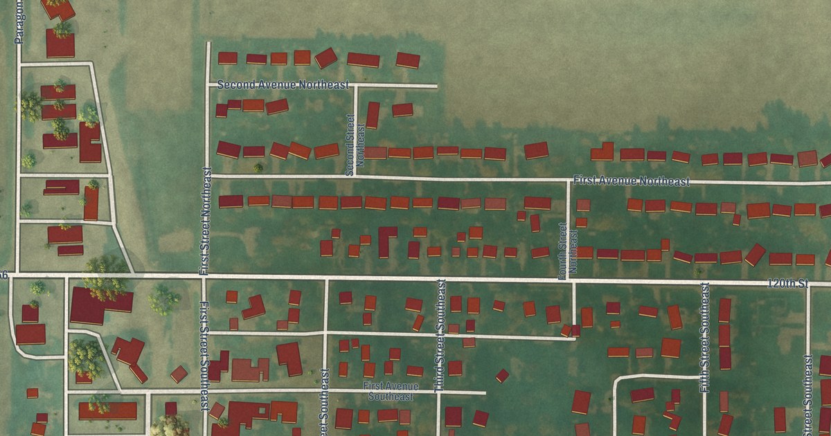 Map of Badger, Iowa in 2026