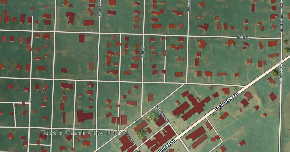 Map of Battle Creek, Iowa in 2026