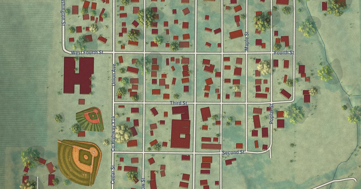 Map of Bennett, Iowa in 2026