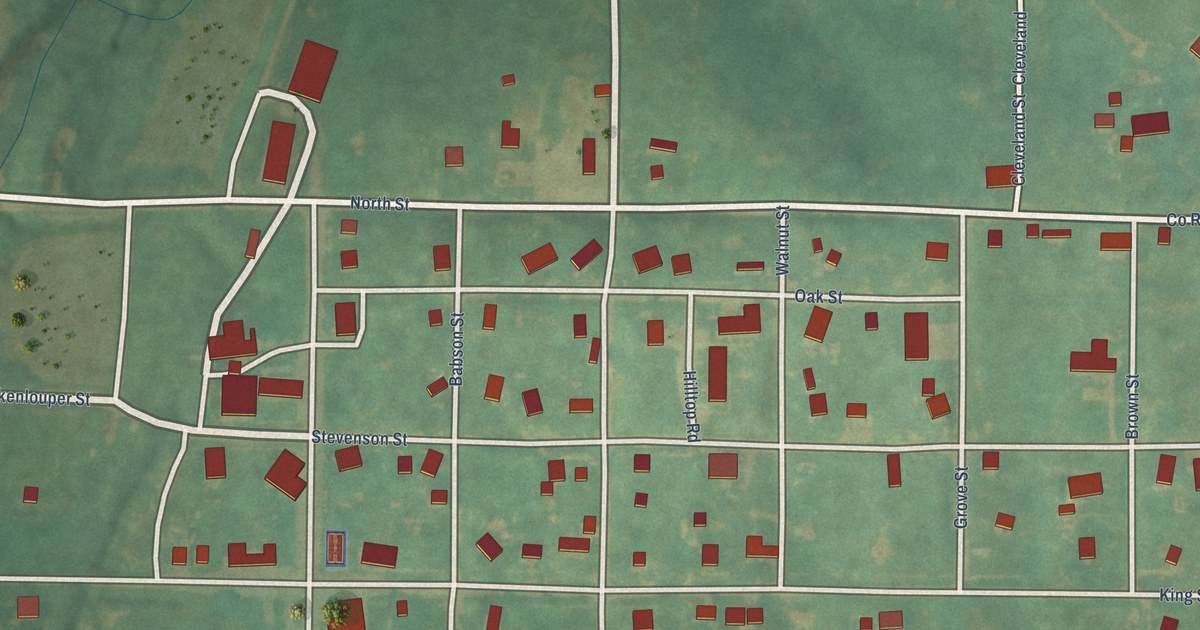 Map of Blockton, Iowa in 2026