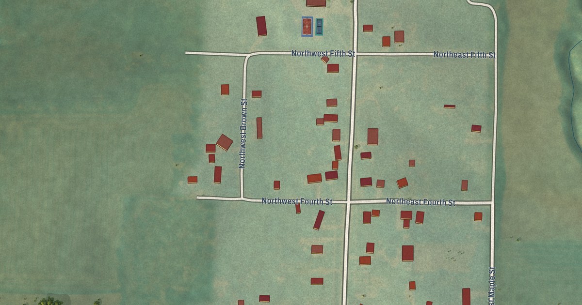 Map of Bridgewater, Iowa in 2026