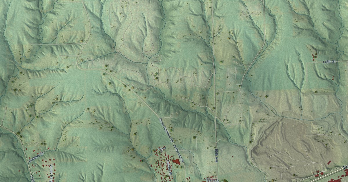 Map of Buffalo, Iowa in 2026