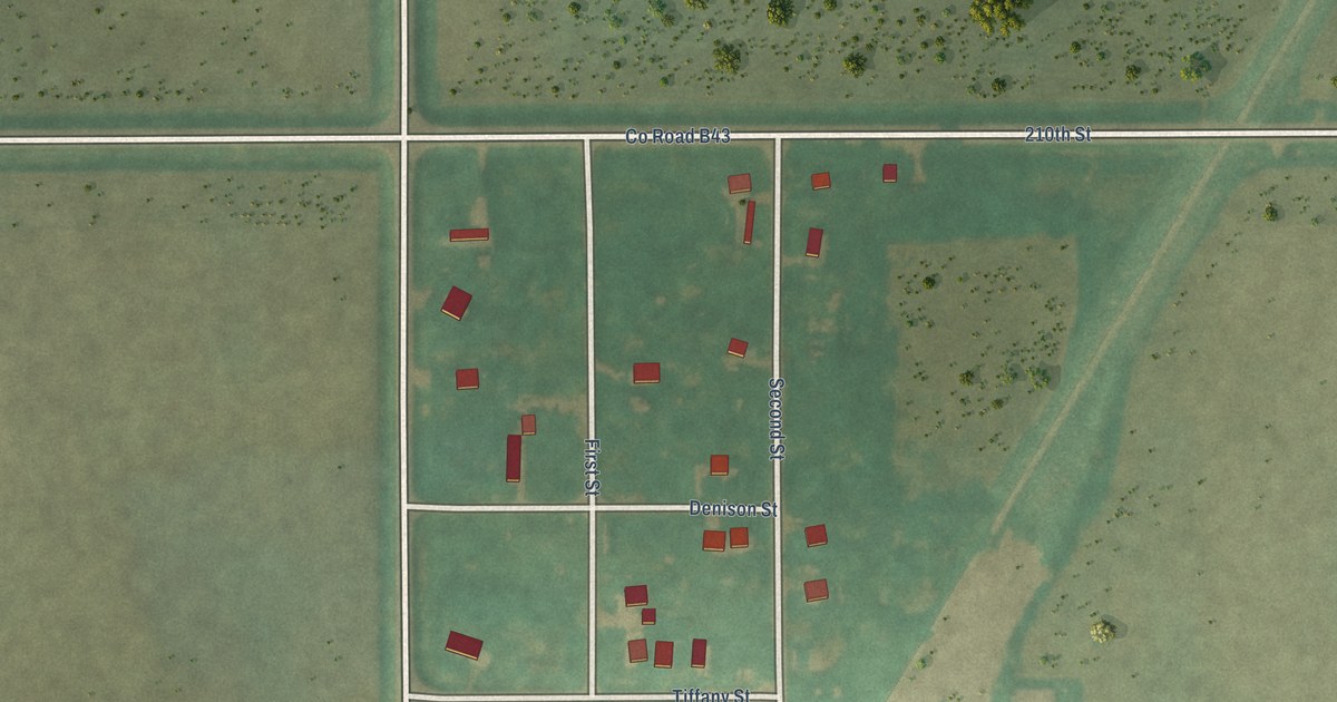 Map of Burchinal, Iowa in 2026